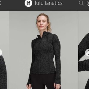 NWT Lululemon Hooded Define Jacket Nulu Sz 12 Intertwined Camo Deep Coal Multi
